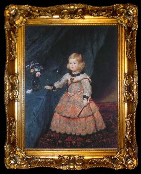 framed  Diego Velazquez Infanta Margarita (df01), ta009-2